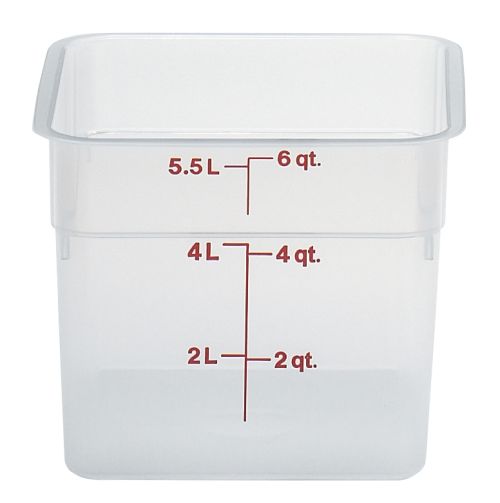 Boîte à provision en polypropylène translucide