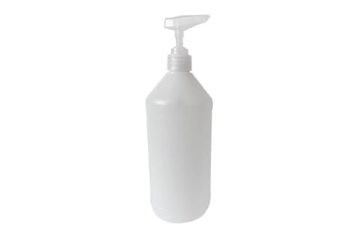 Bouteille avec pompe ou pulvérisateur