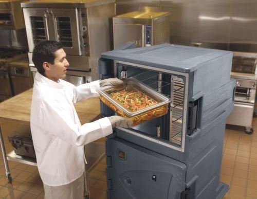 Caisson isotherme chauffant pour traiteurs