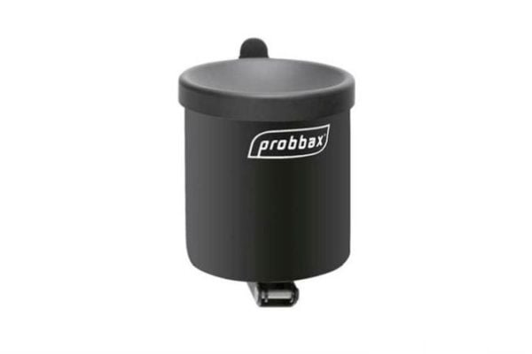 Collecteur mural rond noir pour + ou - 450 mégots de cigarettes