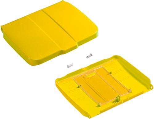 Couvercle jaune pour support sac de 120 litres
