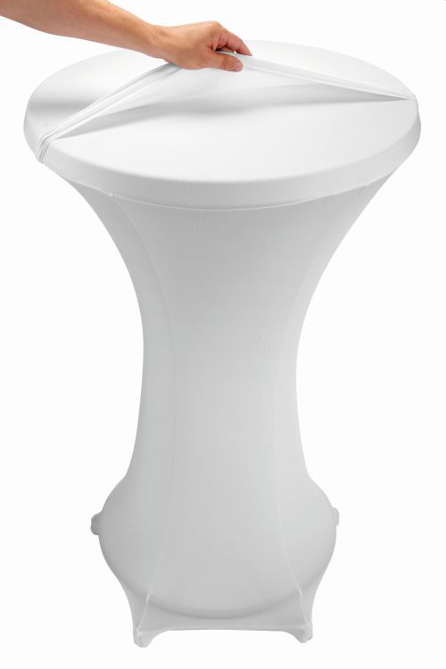 Housse pratique pour table mange debout