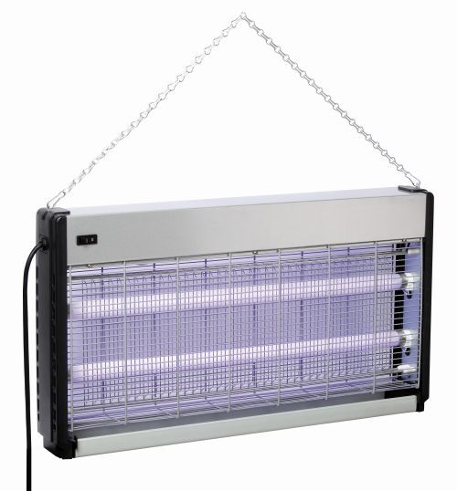 Lampe tue mouches avec 2 néons 20 watts