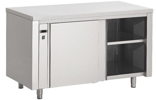 meuble chauffe plats professionnel de 700 mm de profondeur