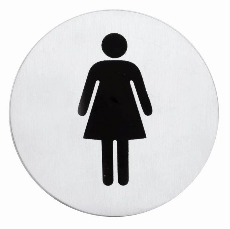 Signalétique inox WC Femmes