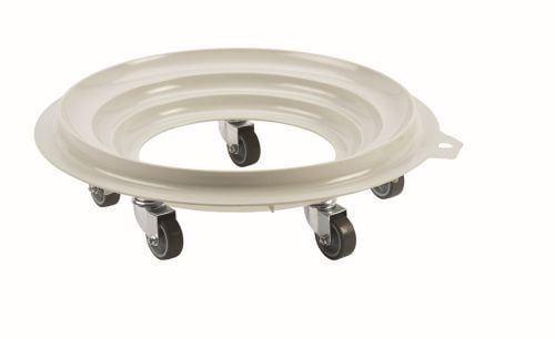 Socle rond roulant pour fûts