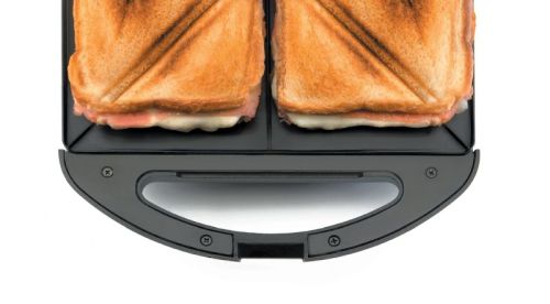 Croque monsieur croustillant en triangle