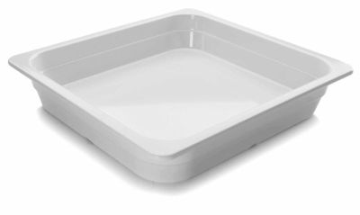 Bac gastro GN 2/3 blanc en mélamine