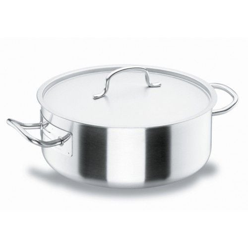 Braisière avec couvercle en inox