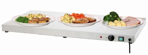 Chauffe assiettes inox 3 assiettes