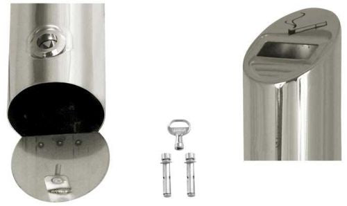 Clef pour collecteur pour mégot de cigarette en inox