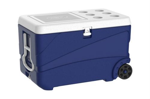 Conteneur isotherme glacière de 65 litres avec roulettes