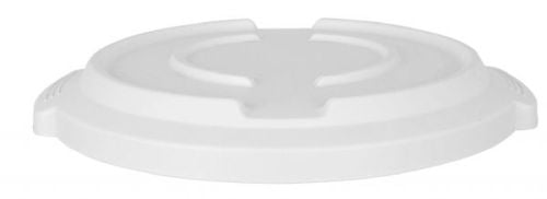Couvercle blanc pour conteneur alimentaire rond 85 litres