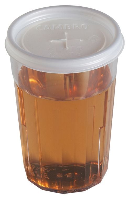 Couvercle jetable pour verre en plastique SAN de 189 ml