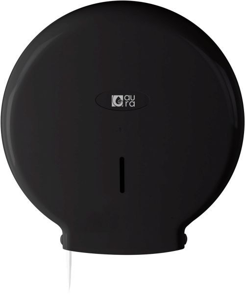 Distributeur de rouleau de papier toilette ABS noir