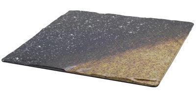 Plat de présentation mélamine lave 25 X 25 X 1