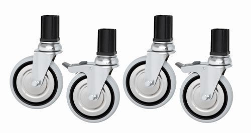 Roulettes pour table de travail inox AISI 441